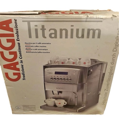 Gaggia 90500 titanium espresso - gaggia,
