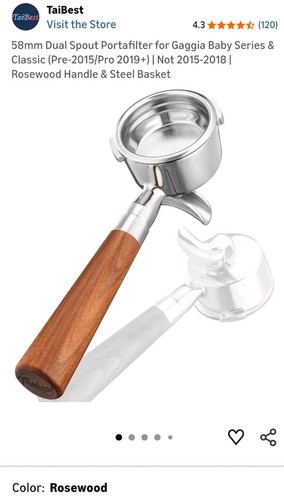 58mm dual spout portafilter - dual, 4