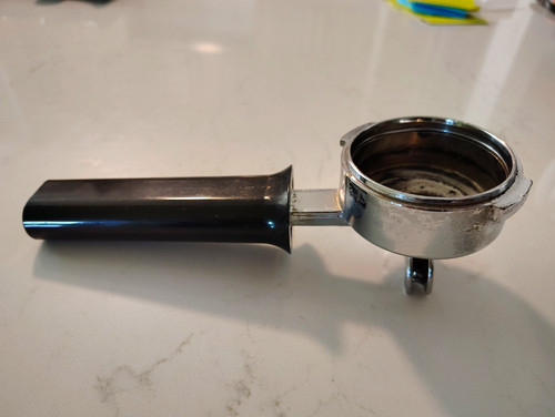 Gaggia brass portafilter - brass, w/